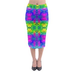 Color Me Happy Midi Pencil Skirt by Thespacecampers