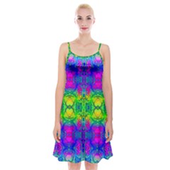 Color Me Happy Spaghetti Strap Velvet Dress by Thespacecampers