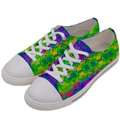 Color Me Happy Men s Low Top Canvas Sneakers by Thespacecampers