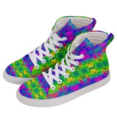 Color Me Happy Women s Hi-top Skate Sneakers by Thespacecampers