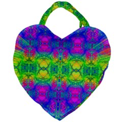 Color Me Happy Giant Heart Shaped Tote by Thespacecampers