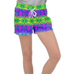 Color Me Happy Velour Lounge Shorts by Thespacecampers