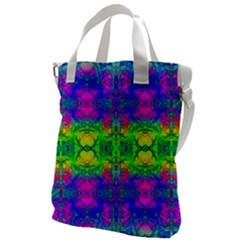 Color Me Happy Canvas Messenger Bag