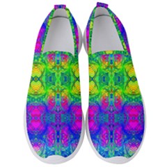 Color Me Happy Men s Slip On Sneakers by Thespacecampers