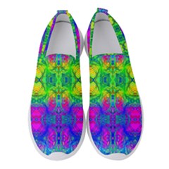 Color Me Happy Women s Slip On Sneakers by Thespacecampers