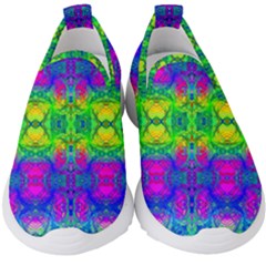 Color Me Happy Kids  Slip On Sneakers by Thespacecampers