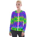 Color Me Happy Velvet Zip Up Jacket View1