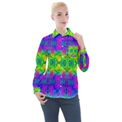 Color Me Happy Women s Long Sleeve Pocket Shirt