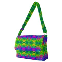 Color Me Happy Full Print Messenger Bag (m) by Thespacecampers