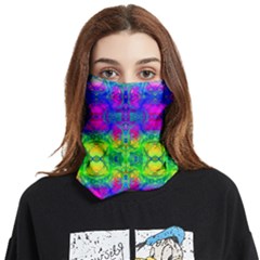 Color Me Happy Face Covering Bandana (two Sides) by Thespacecampers