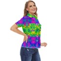 Color Me Happy Women s Short Sleeve Double Pocket Shirt View2