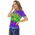 Color Me Happy Women s Short Sleeve Double Pocket Shirt View3