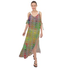 Sacred Message Maxi Chiffon Cover Up Dress by Thespacecampers