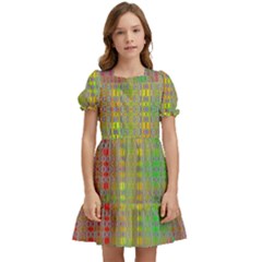 Sacred Message Kids  Puff Sleeved Dress by Thespacecampers