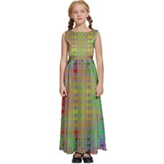 Sacred Message Kids  Satin Sleeveless Maxi Dress