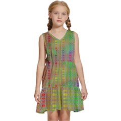 Sacred Message Kids  Sleeveless Tiered Mini Dress