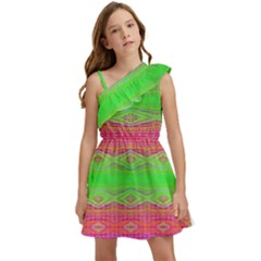 Visionary Kids  One Shoulder Party Dress