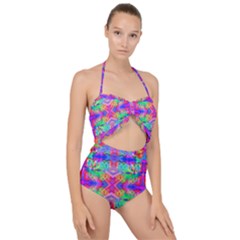 Deep Space 333 Scallop Top Cut Out Swimsuit by Thespacecampers