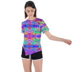 Deep Space 333 Asymmetrical Short Sleeve Sports Tee by Thespacecampers