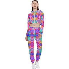 Deep Space 333 Cropped Zip Up Lounge Set by Thespacecampers