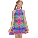 Deep Space 333 Kids  Halter Collar Waist Tie Chiffon Dress View1