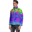 Liquid Rainbows Men s Puffer Bubble Jacket Coat View2