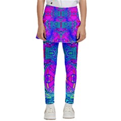 Liquid Rainbows Kids  Skirted Pants by Thespacecampers