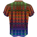 Fractaled Pixels Men s Cotton Tee View2