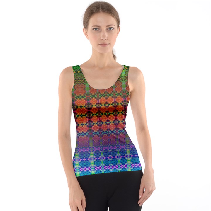 Fractaled Pixels Tank Top