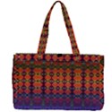 Fractaled Pixels Canvas Work Bag View2