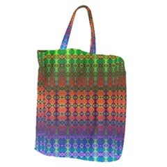 Fractaled Pixels Giant Grocery Tote by Thespacecampers