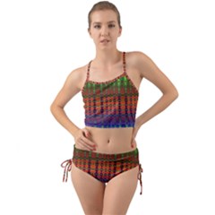 Fractaled Pixels Mini Tank Bikini Set by Thespacecampers