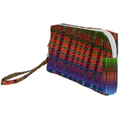 Fractaled Pixels Wristlet Pouch Bag (small) by Thespacecampers