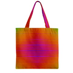 Sunrise Destiny Zipper Grocery Tote Bag by Thespacecampers