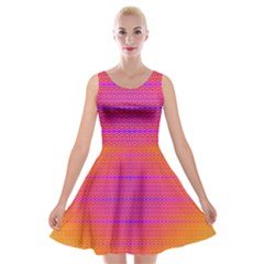 Sunrise Destiny Velvet Skater Dress by Thespacecampers