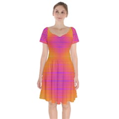 Sunrise Destiny Short Sleeve Bardot Dress by Thespacecampers