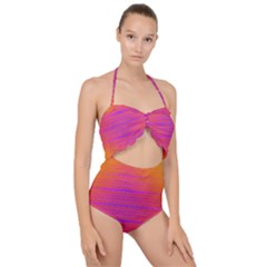 Sunrise Destiny Scallop Top Cut Out Swimsuit by Thespacecampers