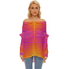 Sunrise Destiny Off Shoulder Chiffon Pocket Shirt by Thespacecampers