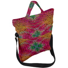 Cheetah Dreams Fold Over Handle Tote Bag by Thespacecampers