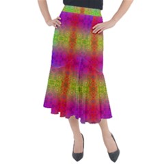 Mirrored Energy Midi Mermaid Skirt by Thespacecampers