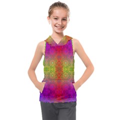 Mirrored Energy Kids  Sleeveless Hoodie by Thespacecampers