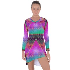 Trinfinite Asymmetric Cut-out Shift Dress by Thespacecampers