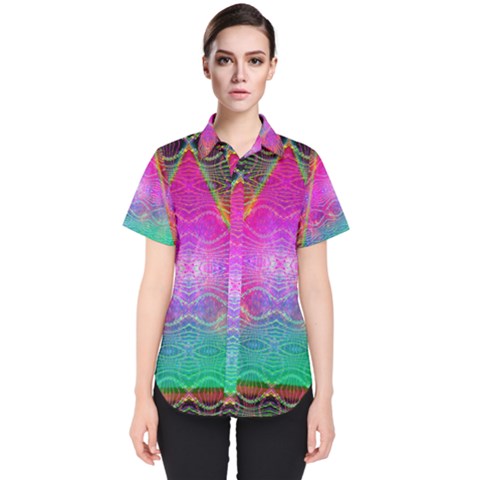 Trinfinite Women s Short Sleeve Shirt by Thespacecampers