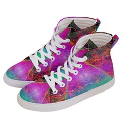 Trinfinite Women s Hi-top Skate Sneakers by Thespacecampers