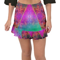 Trinfinite Fishtail Mini Chiffon Skirt by Thespacecampers