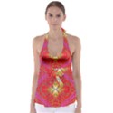 Liquid Lava Babydoll Tankini Top View1