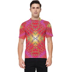 Liquid Lava Men s Short Sleeve Rash Guard by Thespacecampers