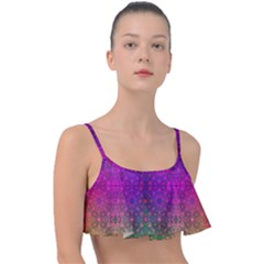 Stained Glass Vision Frill Bikini Top by Thespacecampers