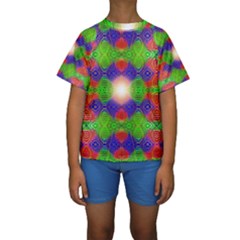 Helix Heaven Kids  Short Sleeve Swimwear