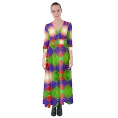 Helix Heaven Button Up Maxi Dress